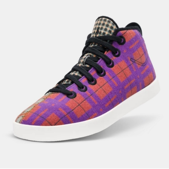 Allbirds Plaid Split Tartan Wool Piper Mids Size 13 - Picture 1 of 10
